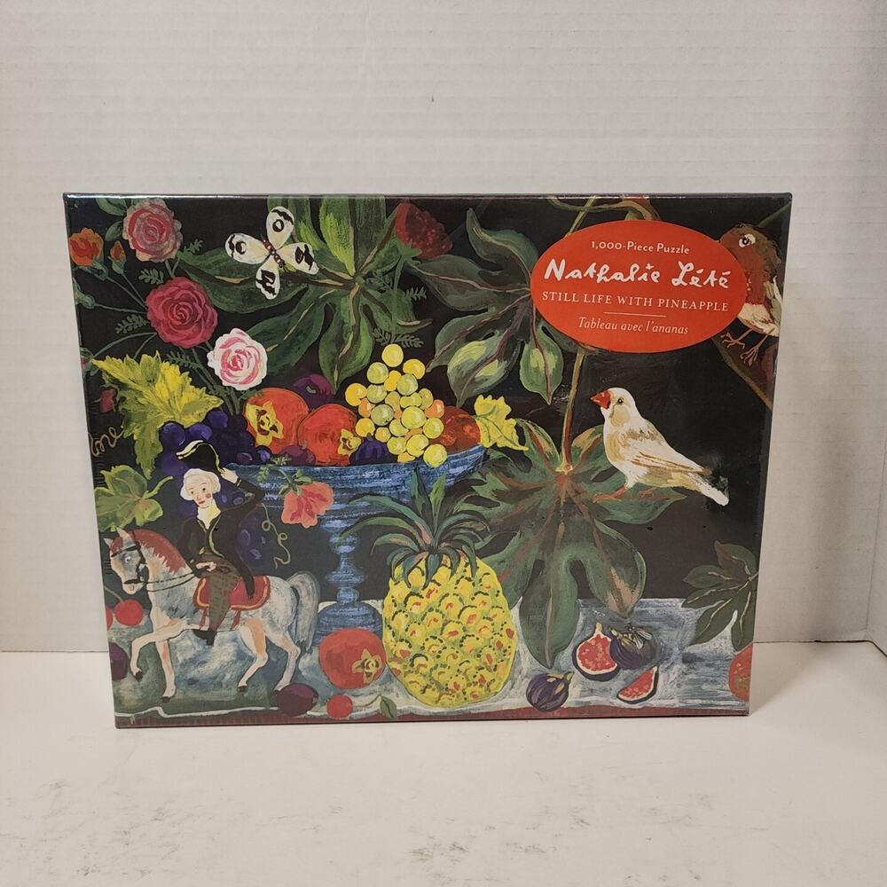 Nathalie Lete-"Still Life With Pineapple"-1000 Piece Artisan Puzzle New Sealed